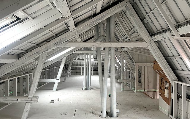 Byggarbete från Allt i Bygges bildarkiv